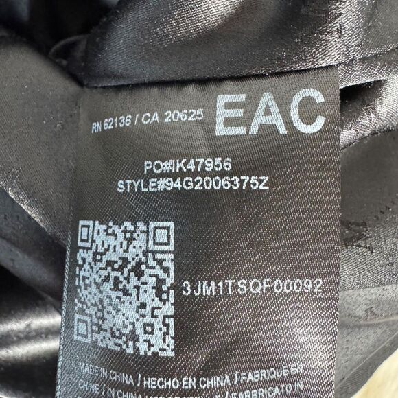 Marciano For Guess Women's Black Viscose Cropped Moto Style Jacket Sz S - Picture 11 of 12